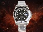 C Factory ROLEX B33 Water Ghost 904L Steel Black 40mm Watch